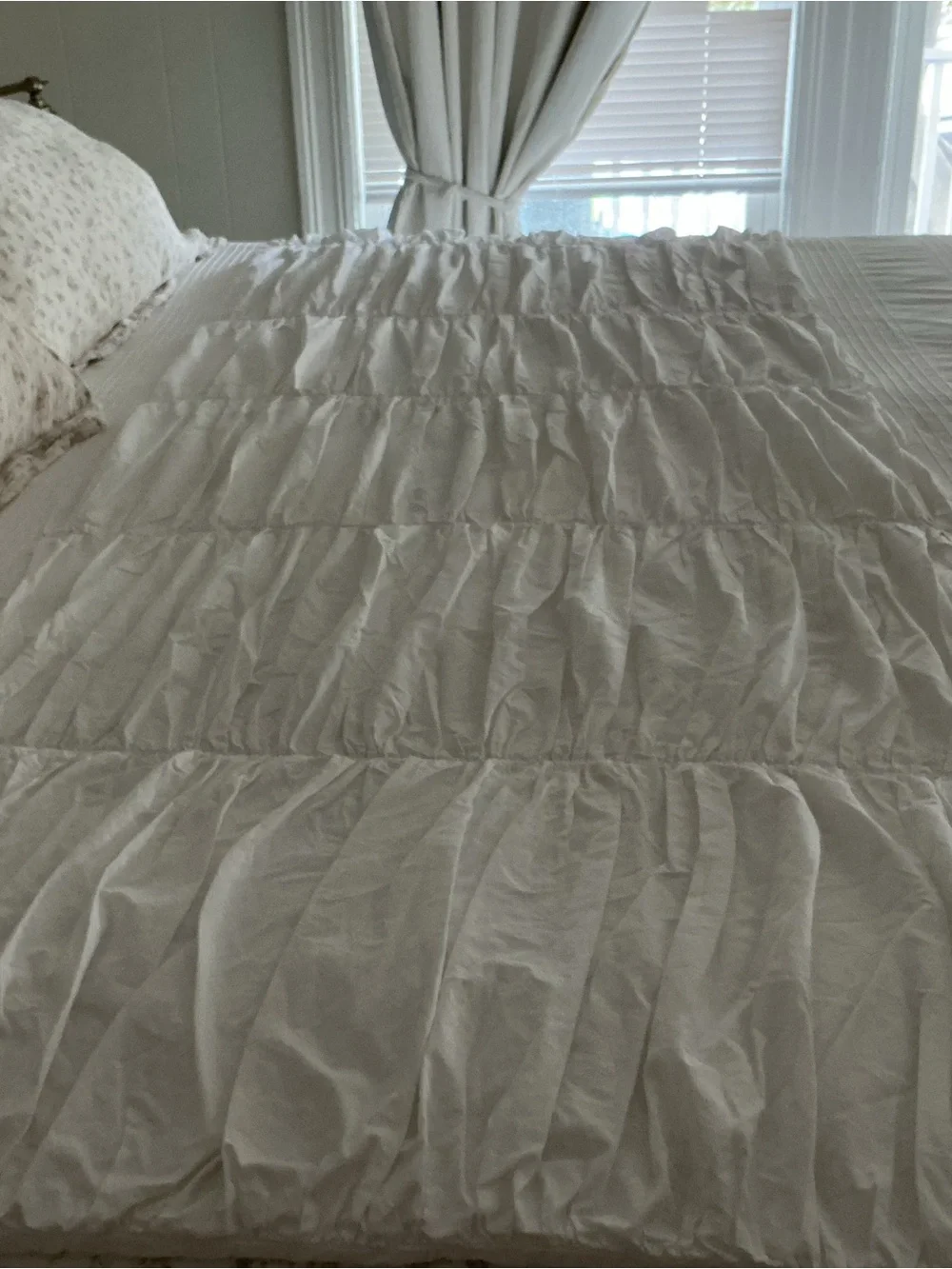 Nicole Miller Crisp White Duvet